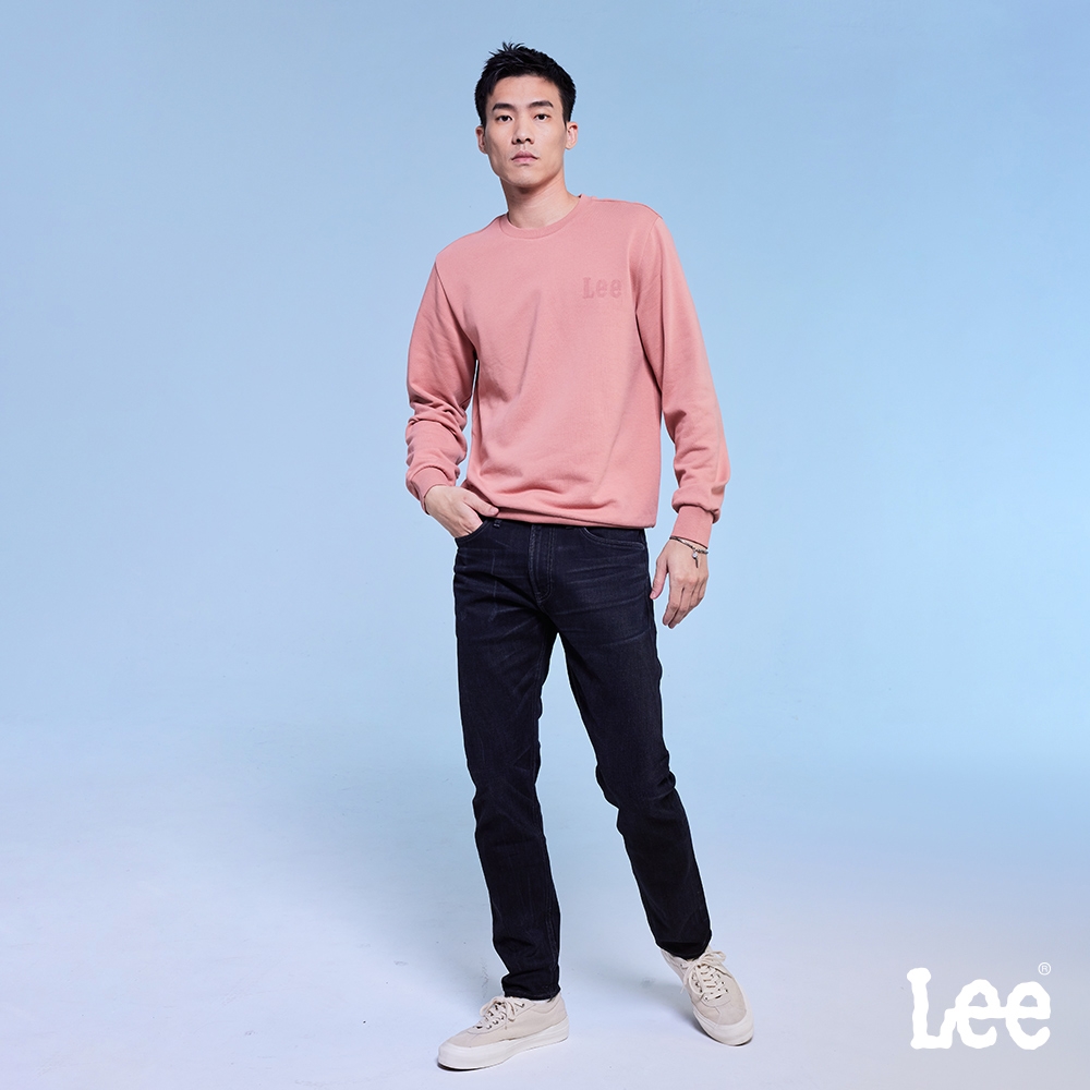 Lee 男款 705 中腰標準小直筒牛仔褲 黑色洗水｜Modern