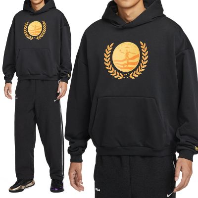 Nike Lebron Therma-Fit 男款 黑色 印花 帽T 連帽 長袖 IH8843-010