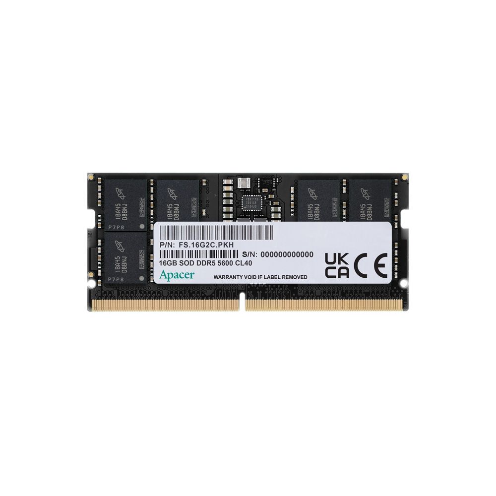 宇瞻Apacer DDR5 5600 16GB 筆記型記憶體(2048x8) | DDR5 5600 | Yahoo