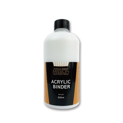 【Mission】壓克力 顏料 黏合劑 500ml / 瓶 MAW-500