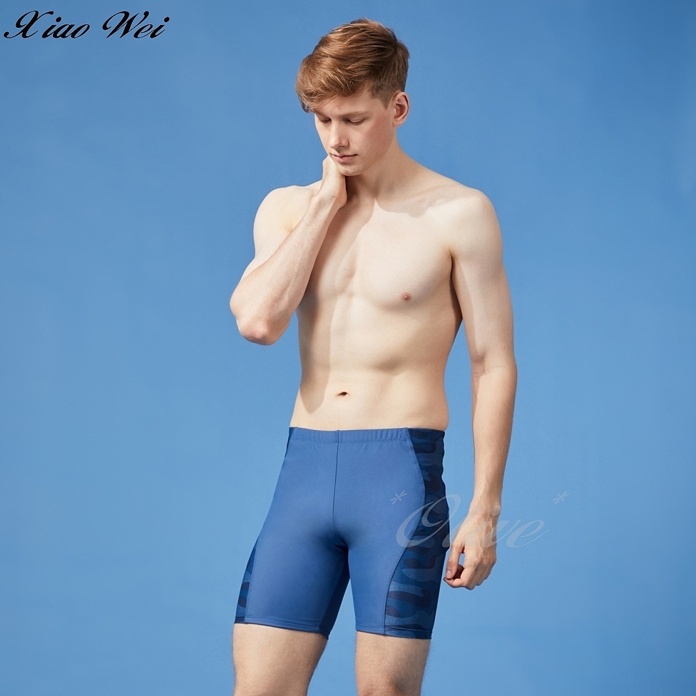 蘋果品牌 流行大男六分泳褲 NO.1123098(M-QL)