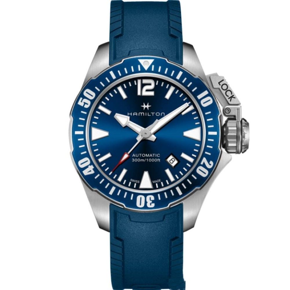 Hamilton KHAKI 蛙人潛水機械腕錶(H77705345)42mm