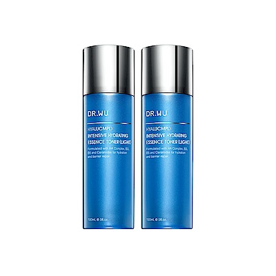 DR.WU 玻尿酸保濕精華(清爽型)化妝水150ML(共2入)