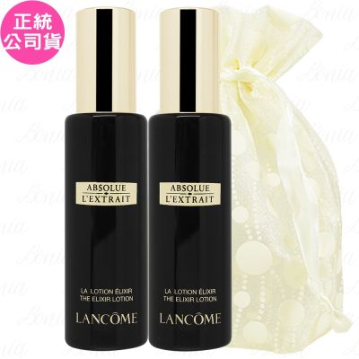 LANCOME蘭蔻 LANCOME 蘭蔻 絕對完美黑鑽奢燦玫瑰精露(30ml)*2旅行袋組(公司貨)