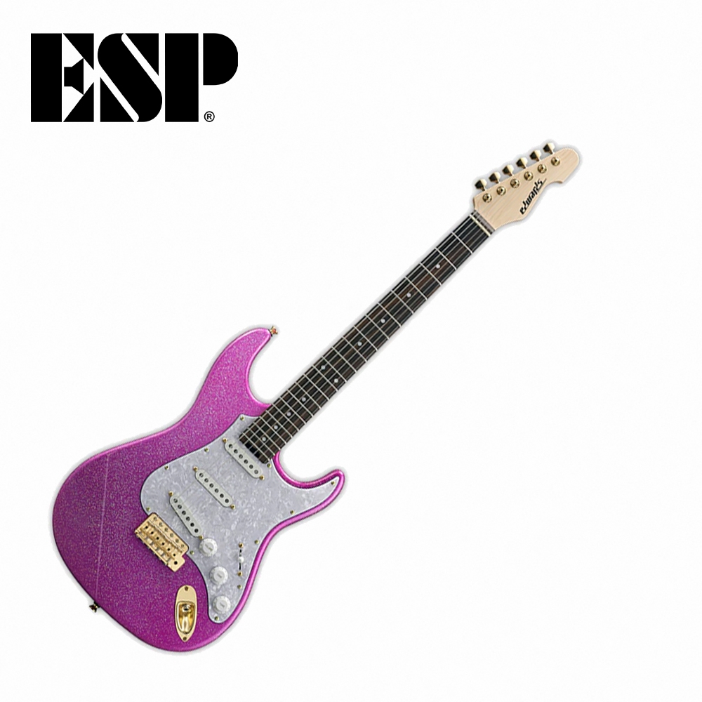 ESP Edwards E-SN-185TO TWPK 大村孝佳簽名款電吉他粉紅色| 吉他