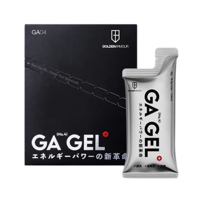 【GA黃金甲】4號太空能量膠 10包/盒(BCAA Q10 能量果凍 運動 電解質)
