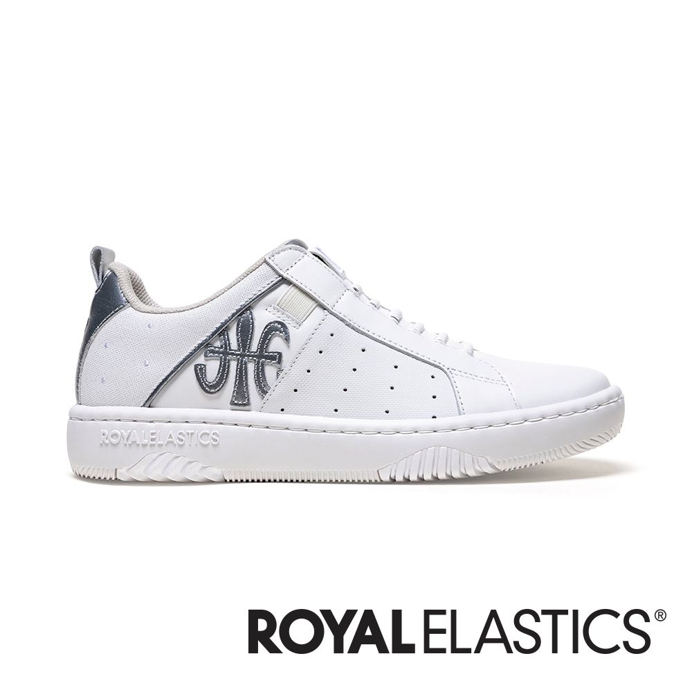 ROYAL ELASTICS ICON2.0 白銀真皮潮流運動休閒鞋 (女) 906561-008