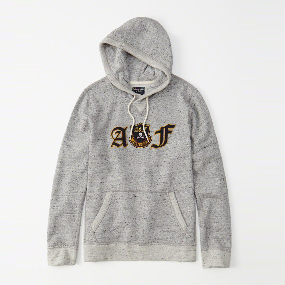 AF a&f Abercrombie & Fitch 帽T灰色 1112