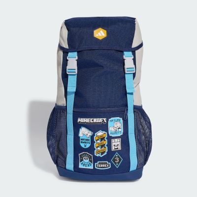 【adidas 愛迪達】 MINECRAFT 後背包 兒童 KR2355