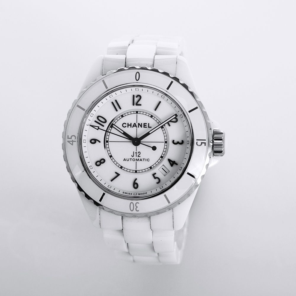 二手品 CHANEL 香奈兒 H5700 新款J12 自動上鍊 38MM (含2022年保卡及原廠盒子)