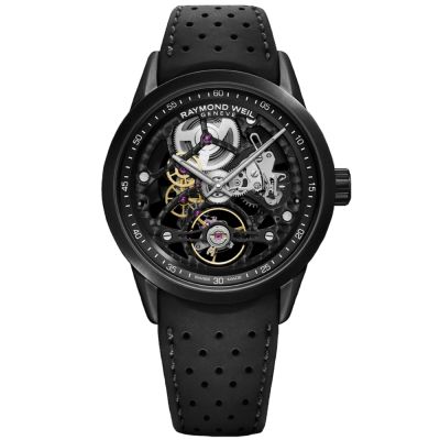Raymond Weil 蕾蒙威 Freelancer 自由騎士系列 鏤空機械腕錶 錶 手錶 送禮 42mm/2785-BKR-20000