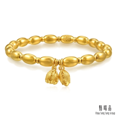 點睛品 佳偶天成 黃金手鍊 計價黃金(05)