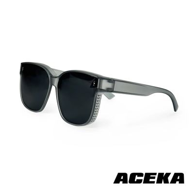 【ACEKA】TRENDY系列 琉光銀霧偏光墨鏡(包覆式套鏡) 太陽眼鏡 墨鏡 MIT台灣製 抗UV400 偏光鏡片