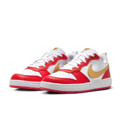 Nike Court Borough Low Recraft GS 新年紅金勾 白紅金 復古 大童鞋 DV5456-137