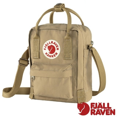 【Fjallraven 北極狐】Kånken Sling 多功能輕量防潑水隨身袋2.5L.單肩側背包.斜背包 23797-221 粘土