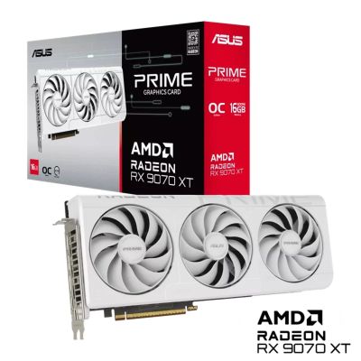 ASUS 華碩 PRIME RX9070XT O16G WHITE 顯示卡(下單再折)