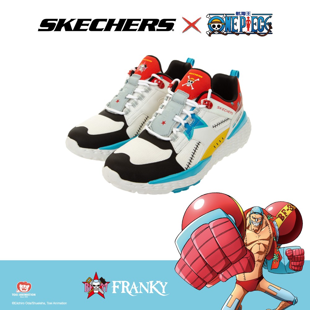 SKECHERS 休閒鞋男休閒ONE PIECE 聯名款- 佛朗基MONSTER - 894037WMLT