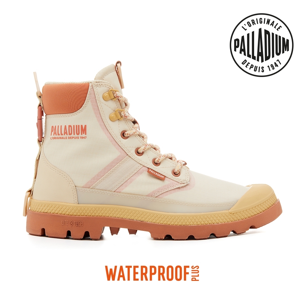 PALLADIUM SPORTCUFF LT+ VPR WP+橘標輕量防水靴/防水鞋/休閒鞋-男鞋/女鞋 五色任選 (男鞋/女鞋-淡橘/棕)