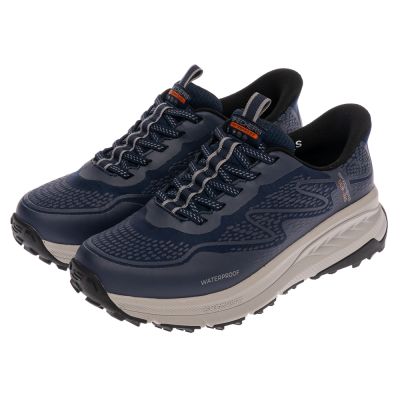 SKECHERS 男鞋 戶外越野系列 越野鞋 全防水設計 SWITCH BACK - WATERPROOF - 237684NVY