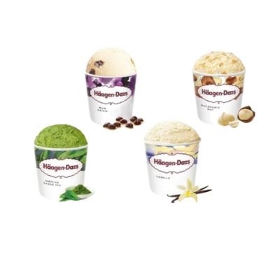 哈根達斯 極致享受品脫4入組(即期良品)