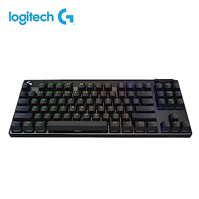 Logitech羅技 羅技G Pro X LIGHTSPEED 無線機械式TKL遊戲鍵盤-(黑 白 桃紅)
