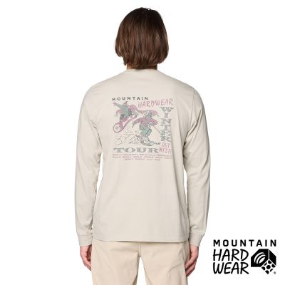 【Mountain Hardwear】MHW Winter Tour LS 柔軟舒適復古長袖T恤 男款 蚌殼白 #2145271