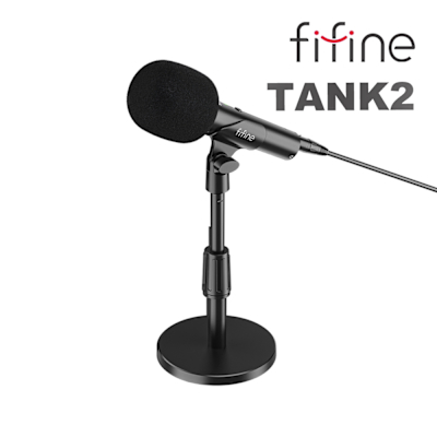 FIFINE Tank2 錄音室等級動圈麥克風(USB+XLR)