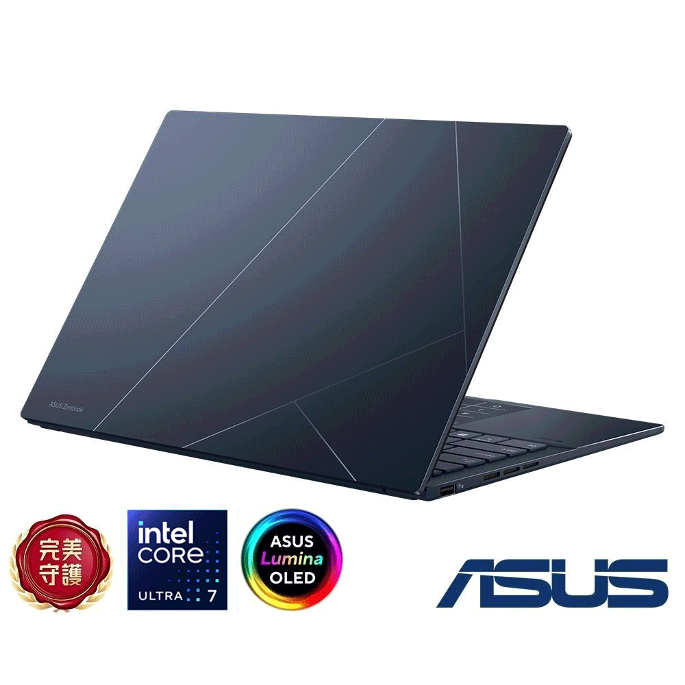 ASUS UX3405CA 14吋筆電 (Ultra 7-255H/16GB/512GB SSD/EVO/紳士藍/Zenbook 14 OLED)
