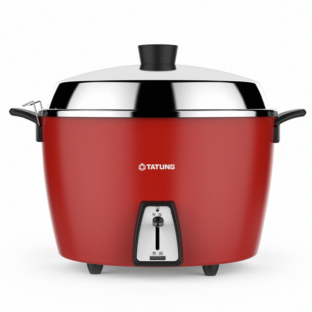 TATUNG 大同15人份富貴紅不鏽鋼配件電鍋(TAC-15L-NCRE) | 11人份↑電鍋