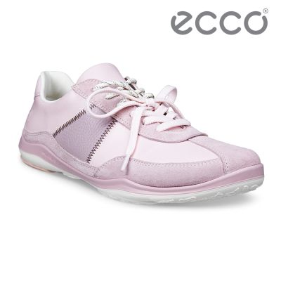 ECCO Biom Lite TR W 健步戶外麂皮拼接低筒皮革運動鞋 女鞋 淡紫粉/冰紫粉