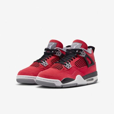 Nike 休閒鞋 Air Jordan 4 GS 大童 女鞋 紅 Toro AJ4 FQ8213-600