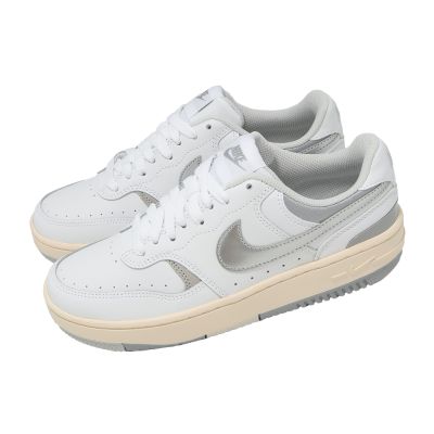 Nike 休閒鞋 W Gamma Force 女鞋 白 皮革 厚底 增高 運動鞋 HQ1674-100