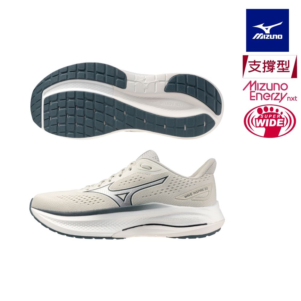 【MIZUNO 美津濃】WAVE INSPIRE 22 男款慢跑鞋 J1GC2645XX(任選一色) (C)