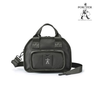 PORTER INTERNATIONAL - 潮酷叛逆PUNK手提包(S)- 灰