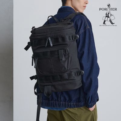 PORTER INTERNATIONAL - 自信經典NEW HEAT後背包 - 黑