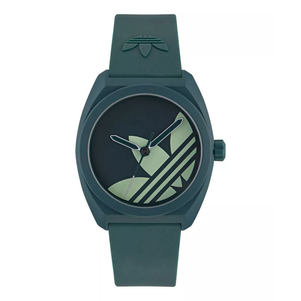 ADIDAS 愛迪達 Project Three 環保PU錶帶_AOST25541_綠色_42mm