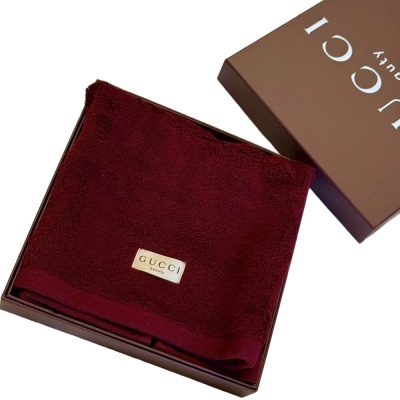 GUCCI純棉方巾禮盒組