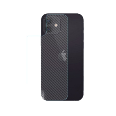 (台灣製)【o-one】大螢膜PRO Apple iPhone 12 全膠背面保護貼 手機保護貼-CARBON款