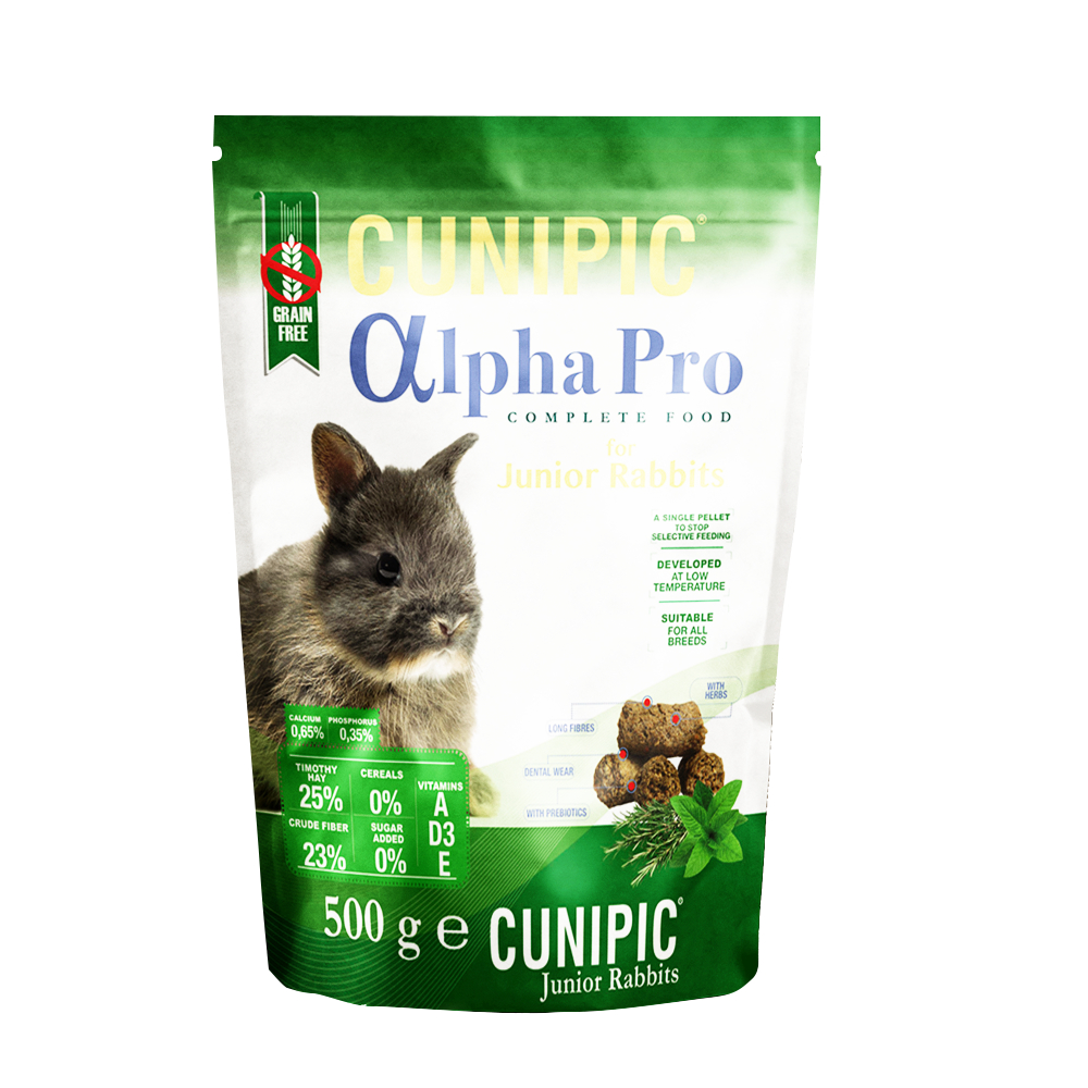 西班牙CUNIPIC 頂級專業照護系列 無穀幼兔飼料 500g