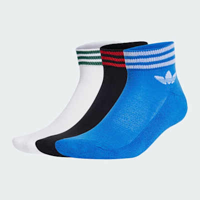 【adidas 愛迪達】 LOGO 腳踝襪 3 雙入 男/女 - Originals JI9487