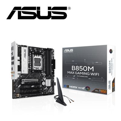 華碩 B850M MAX GAMING WIFI 主機板+AMD R9 9900X3D代理盒裝 12核/24緒