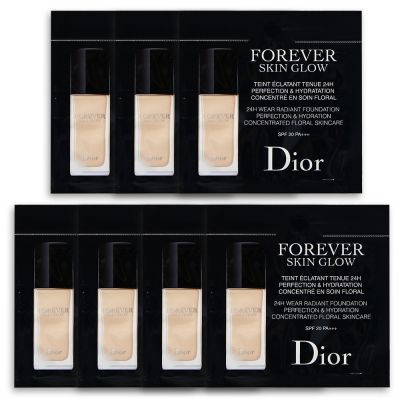 Dior 迪奧 超完美持久柔光粉底液 #0N / #1N / #2N 0.7ml x 7入組 PP包 試用包 旅行小樣 - 多款任選