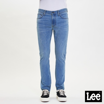 Lee 男款 709 低腰合身小直筒牛仔褲 淺藍洗水