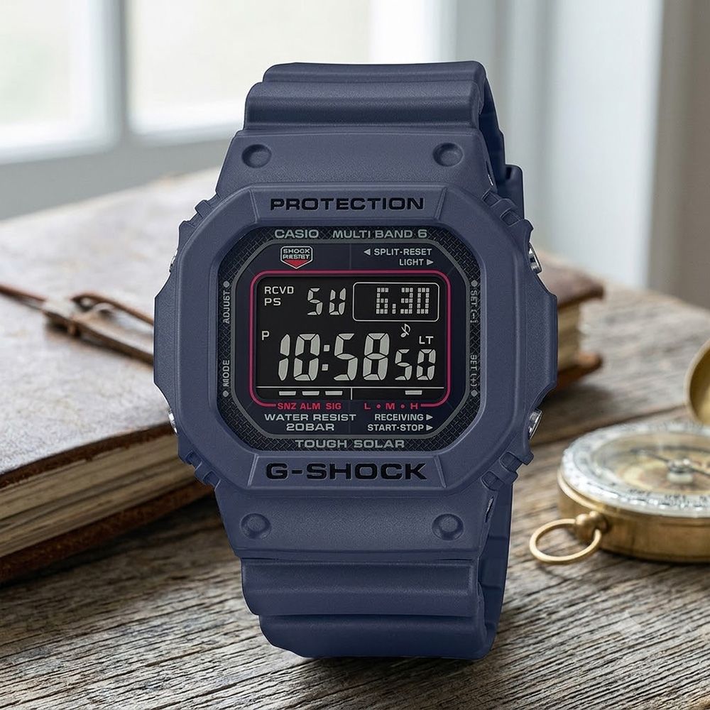 CASIO 卡西歐 G-SHOCK 經典方形太陽能電子錶 手錶 學生錶 開學換新季 送禮推薦 GW-M5610U-2