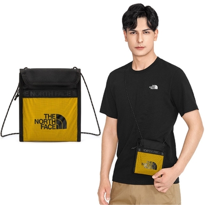 【The North Face】BOZER NECK POUCH 超輕量+耐磨 休閒頸掛式單肩包_52RZ-YQR 黃 N