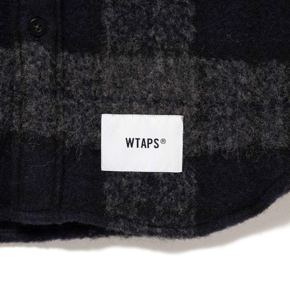 Wtaps TXT 02 / LS WONY TWEED TEXTILE OF 淺黑襯衫252TQDT-SHM04-CH
