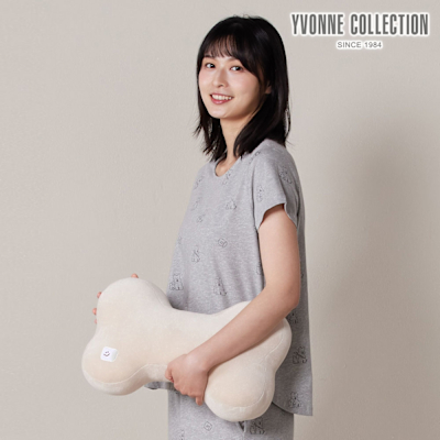 YVONNE 以旺傢飾 MARSH 小骨頭抱枕（DINOTAENG）
