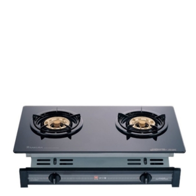 SAKURA櫻花牌 (全省安裝)櫻花雙口嵌入爐瓦斯爐天然氣G-6500KGN