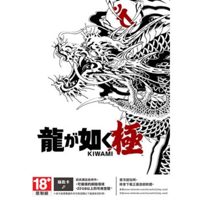Nintendo 任天堂 NS2 人中之龍 極 鑰匙卡 中日英文版