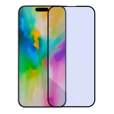 Metal-Slim Apple iPhone 16 Pro Max 0.3mm 抗藍光全滿版9H鋼化玻璃貼